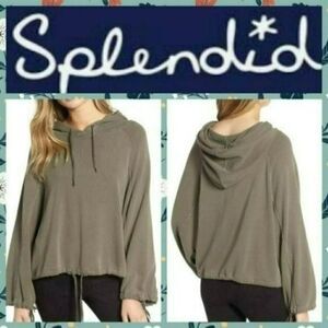 NWT MSRP $118 Splendid Crescent Hoodie Women's Size Large
